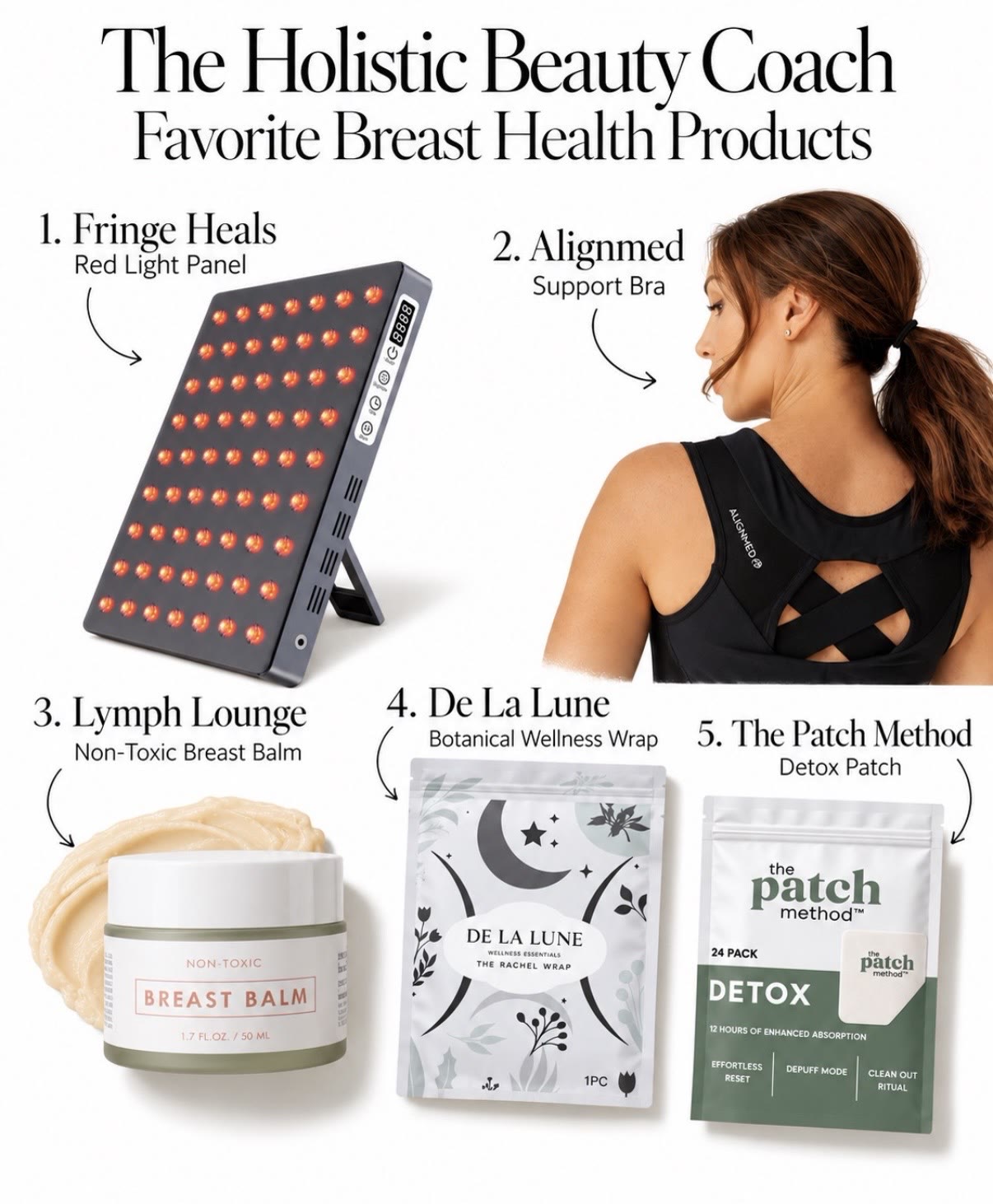 Amanda's favorite breast health products
