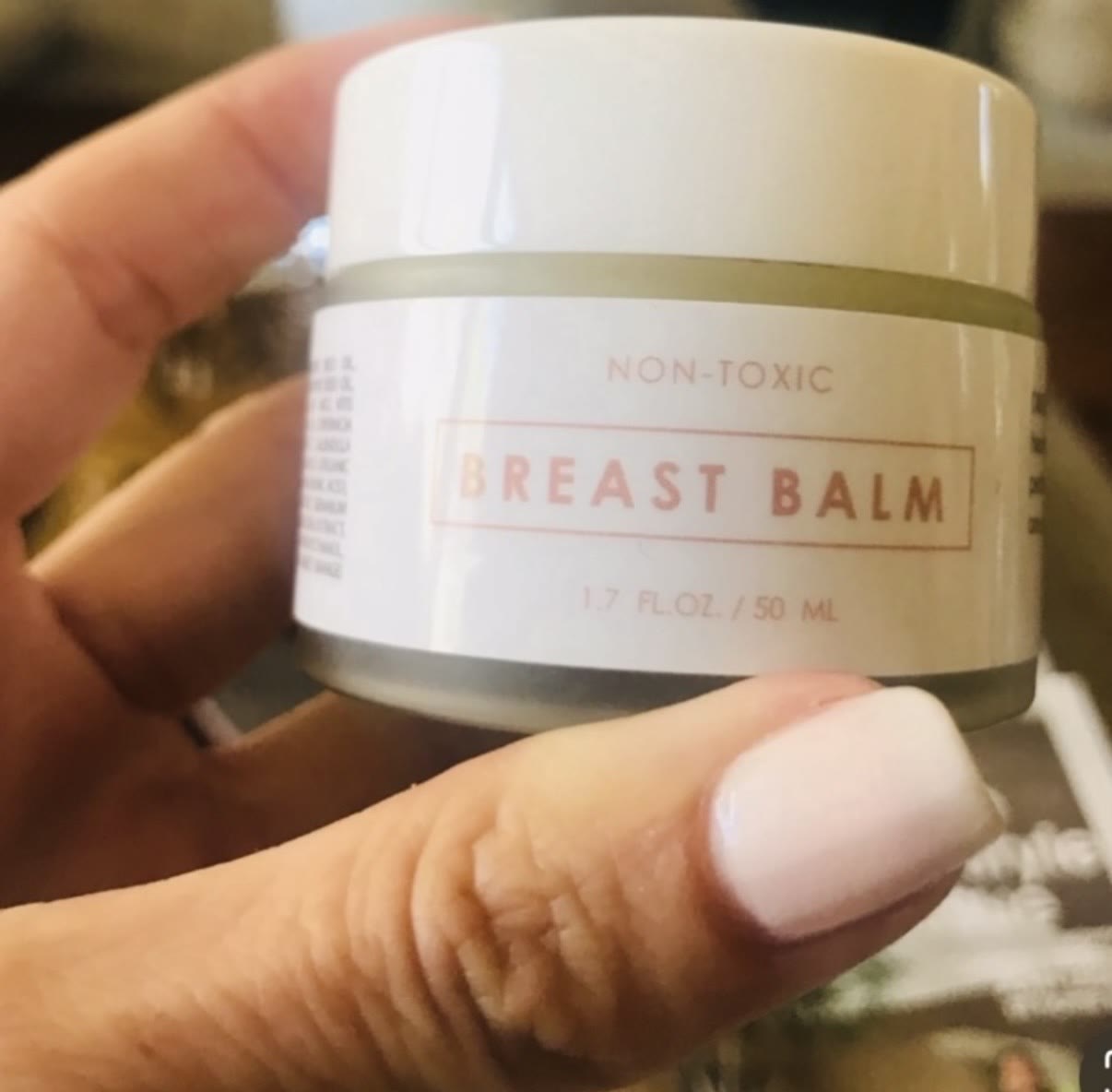 Non-Toxic Breast Balm jar, 1.7 fl oz
